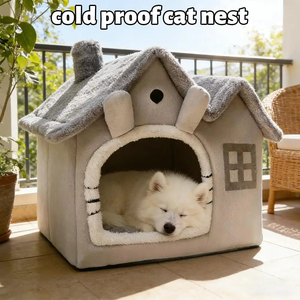 Foldable Cave Cat Nest