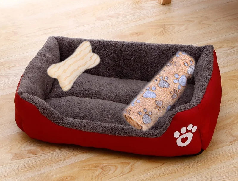 Cozy Plush Dog Bed