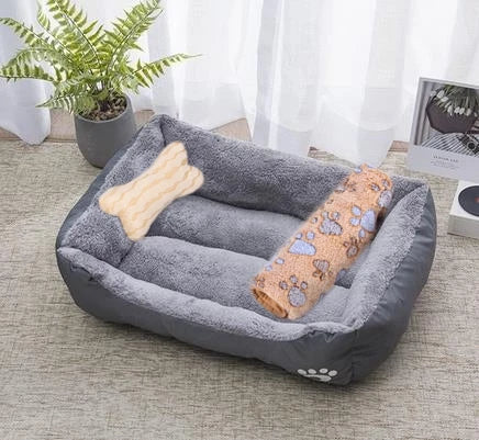Cozy Plush Dog Bed