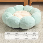 Plush Flower Cat Bed