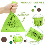 Biodegradable Dog Poop Bags  With Dispenser