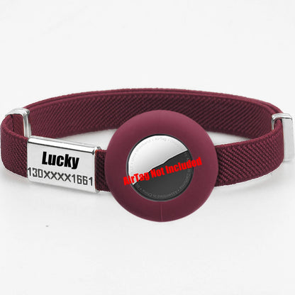 AirTag Cat Collar with Name Tag