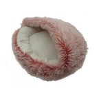 2-in-1 Round Plush Pet Bed