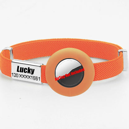 AirTag Cat Collar with Name Tag