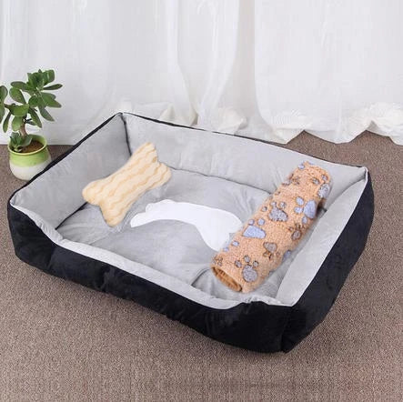 Cozy Plush Dog Bed