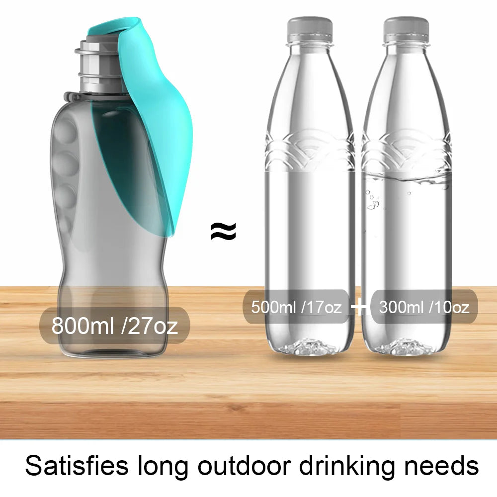 Portable Pet Water Bottle 800ml