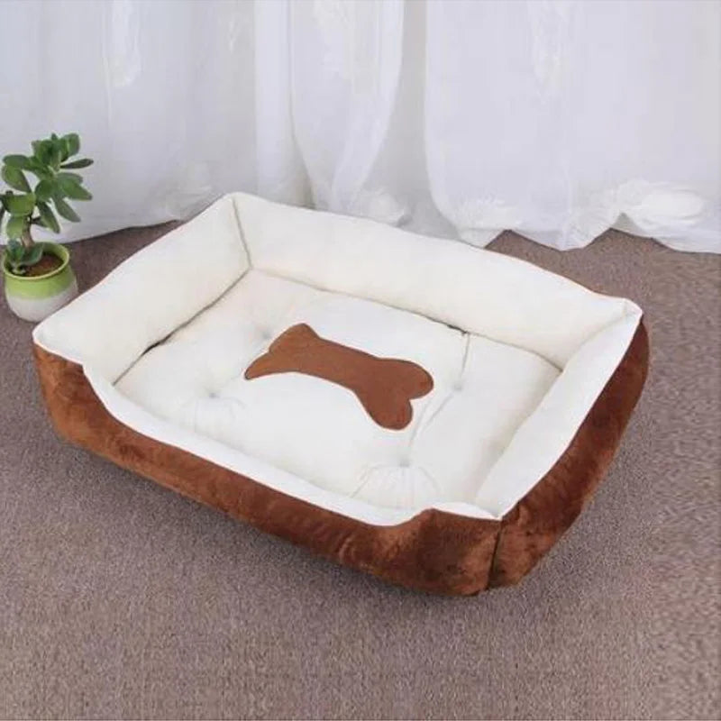Cozy Plush Dog Bed
