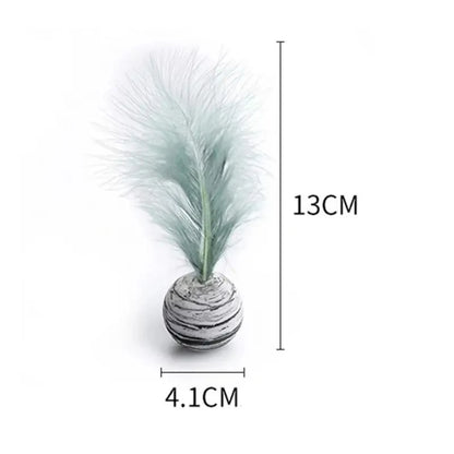 Cat Feather Ball Toy Set