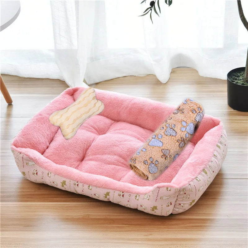 Cozy Plush Dog Bed