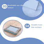 Cooling Pad Bed for Dogs Cats Puppy Kitten Cool Mat Pet Blanket Ice Silk Material Soft for Summer Sleeping Pink Blue Breathable