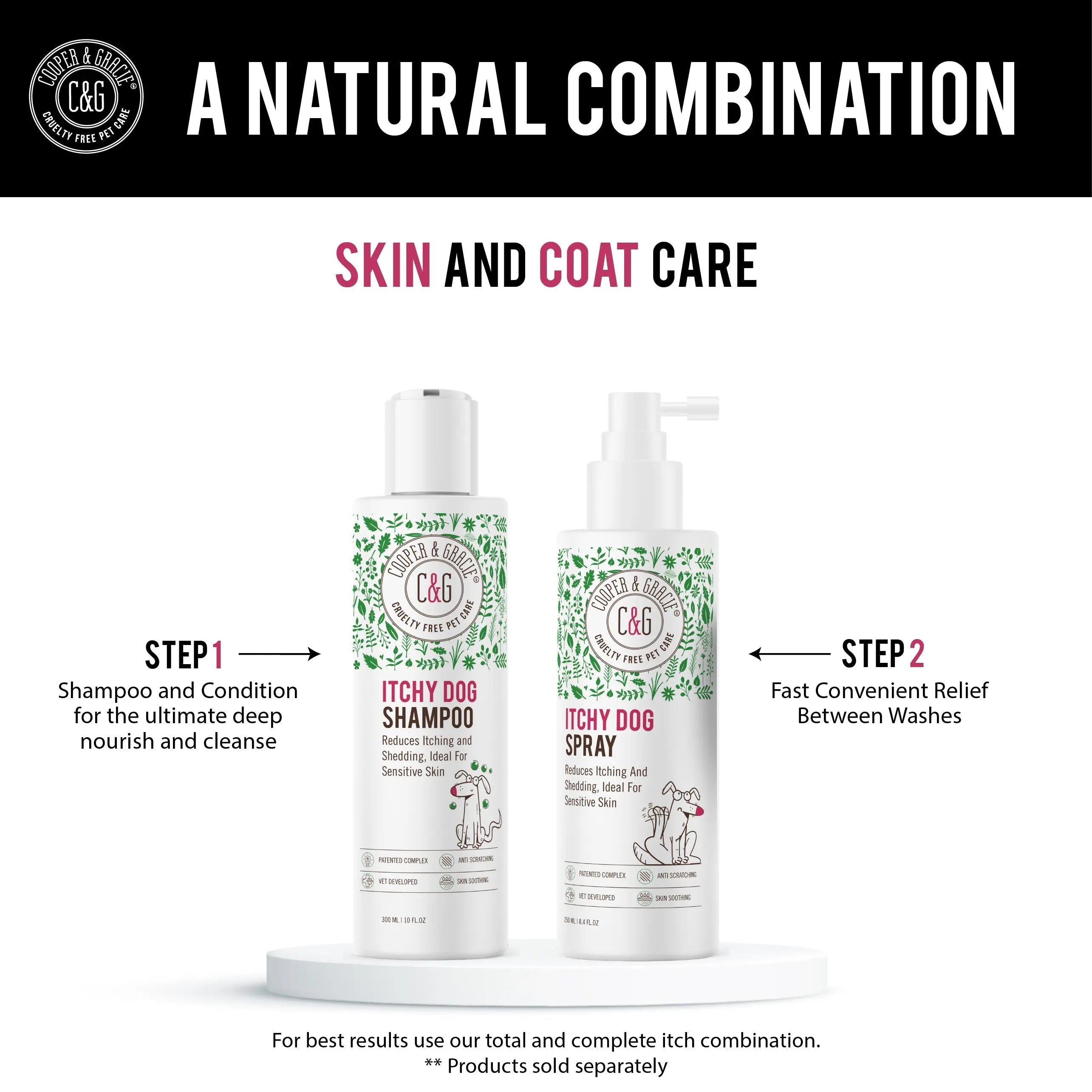 Dead Sea Itchy Dog Shampoo – 300Ml | Soothes Irritation & Supports Skin Hygiene