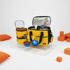 Dog Travel Bag Organizer Yellow