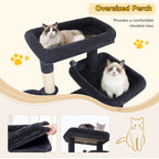 DESKAT 78 Inch Heavy-Duty Cat Tree Tower for Large Cats, Sturdy Multi-Level Cat Furniture with Condos & Scratching Posts