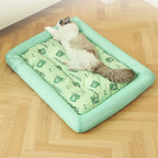 Summer Cooling Pet Cat Bed Cushion Ice Pad Dog Sleeping Square Mat for Puppy Dogs Cats Pet Kennel Top Quality Cool Cold