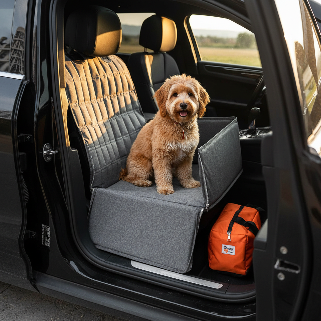 Foldable Pet Car Carrier Hammock