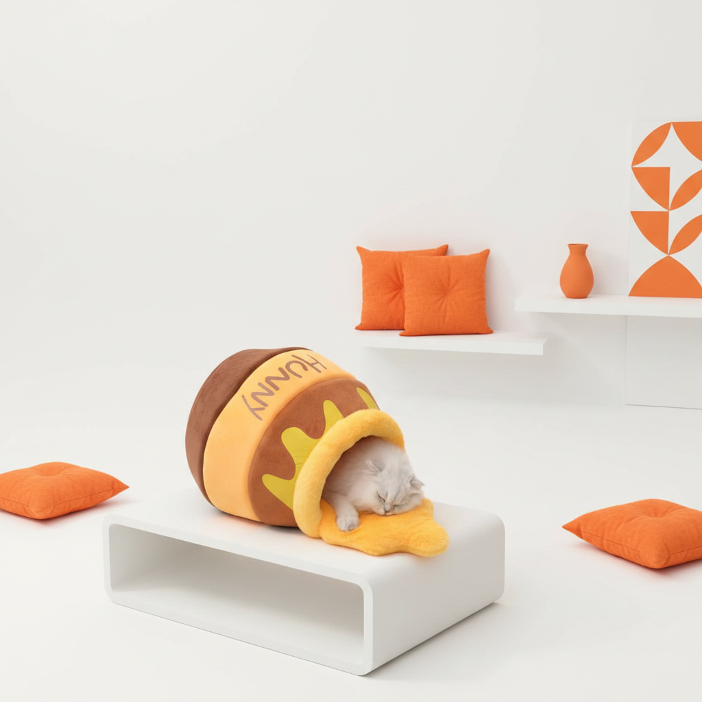 Honey Pot Cat Cave Bed