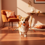 Interactive Pet Ball - Corgi Lifestyle