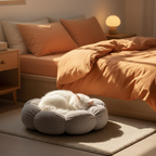 Plush Flower Cat Bed