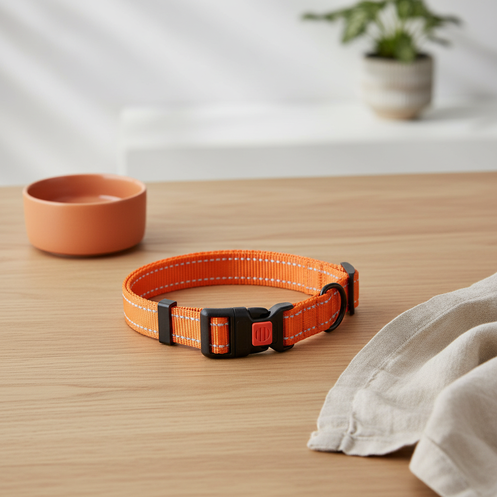Reflective Dog Collar Orange