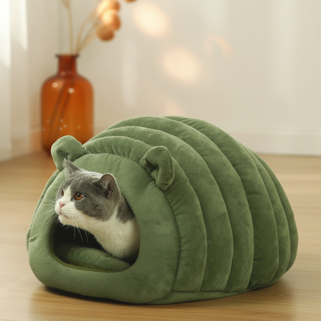 Semi-Enclosed Warming Cat Nest