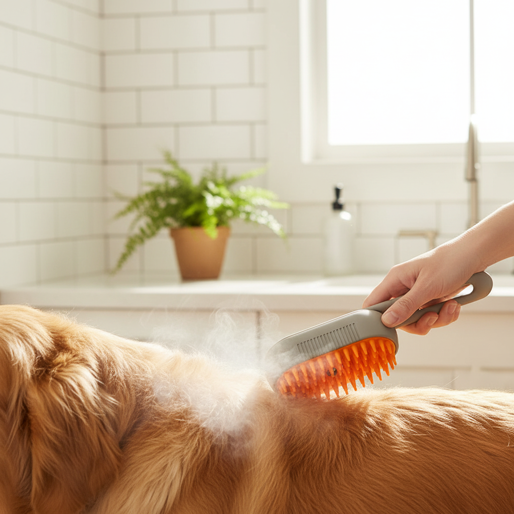 Steam Grooming Brush