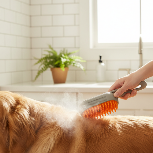 Steam Grooming Brush