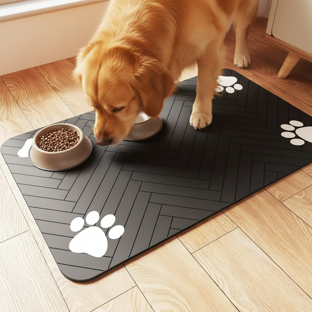 Waterproof Feeding Mat - Avec animal