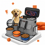 Weekend Dog & Cat Travel Bag Set Grey